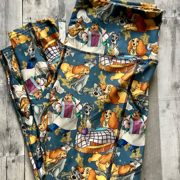 Disney’s Lady & the Tramp Custom Leggings - Picture 1 of 2